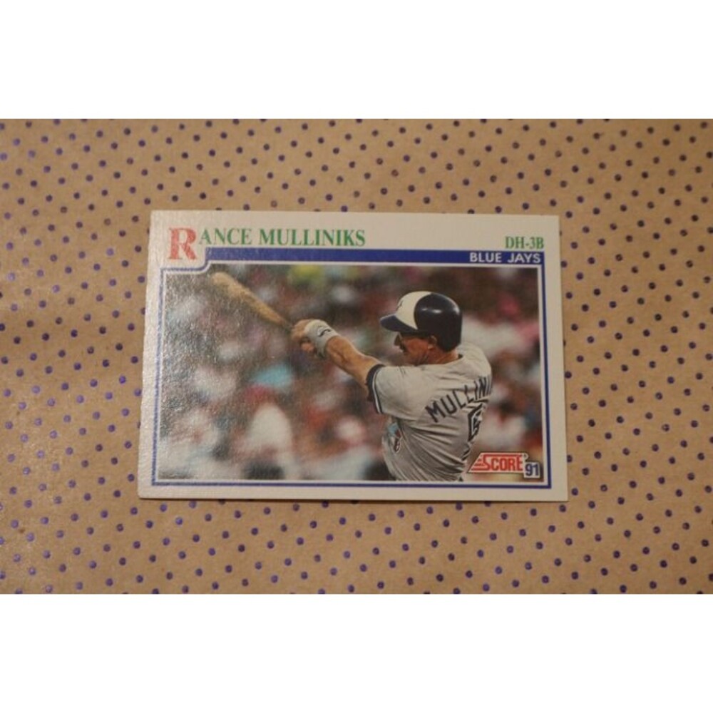 Rance Mulliniks #433 Baseball Card (1991)
